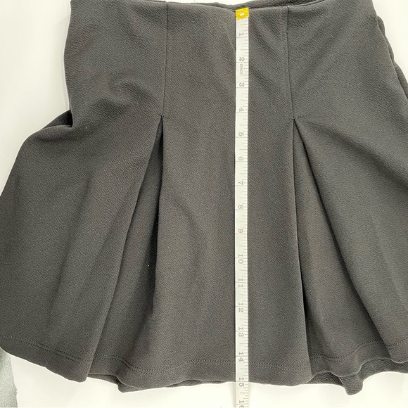 NWT SO RAD Skater Circle Skirt Pleats Texture Black Small - Picture 4 of 6